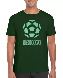 México 70 | Copa Mundial de la FIFA | Fútbol | Retro | Pelé | Camiseta - Imagen 1 de 11