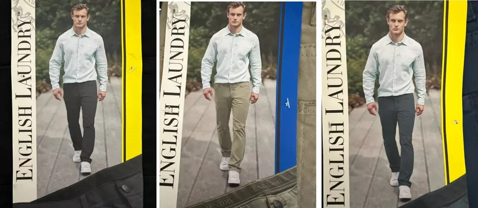 New English Laundry Men's 5- Pocket Straight Fit Pants NWT Great Gift - Image 1 of 1