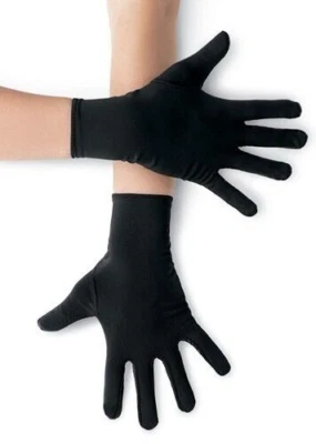 Lote de 12 Pares Niños 8" NEGROS Guantes Disfraz de Baile Jazz y Tap Teatro Juegos con disfraces Foto 1 de 3