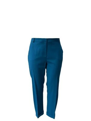 Pantalones para mujer Marina Rinaldi azul recco pierna recta talla 16W/25 nuevos con etiquetas Foto 1 de 3