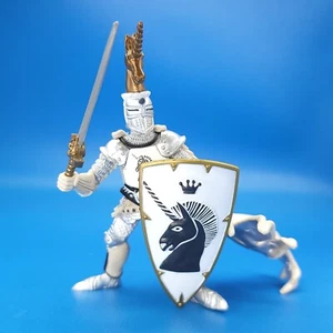 PAPO 39915 Medieval Knight Weapon Master Unicorn Figure 2007 Retired Complete - Picture 1 of 20