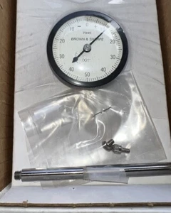 INDICADOR DE PRUEBA ESFERA HORIZONTAL MARRÓN Y AFILADA .001" 7040- Nuevo - Imagen 1 de 5