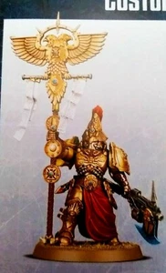 Wardens Vexilus Praetor Custodes Warhammer 40K Adeptus Standard Bearer Banner - Picture 1 of 1