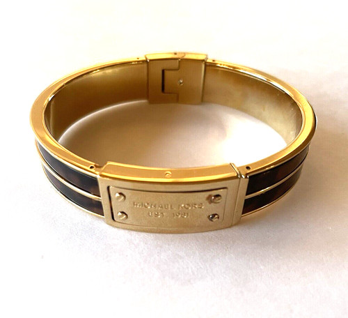 Michael Kors Braccialetto Finta Tartaruga tono oro