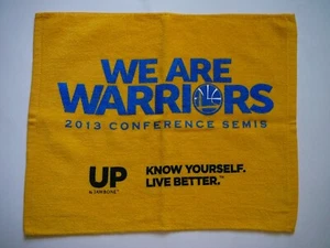 GOLDEN STATE WARRIORS "WE ARE WARRIORS" 2013 CONFERENCE SEMIS RALLY TOWEL - Picture 1 of 2