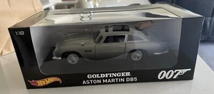 1:18 Hot Wheels James Bond Goldfinger Aston Martin DB5 - Picture 1 of 6