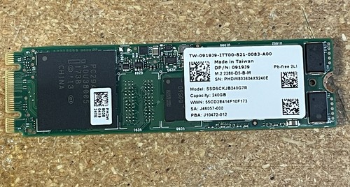 Dell 240GB SATA M.2 6Gbps Solid State Drive 0919J9 SSDSCKJB240G7R | eBay