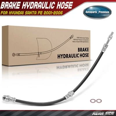 后驱动器/乘客制动液压软管适用于现代圣达菲 2001 2002 - 2006 — 第 1/4 张图片