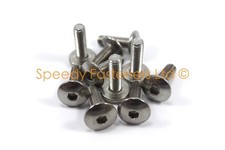 10x Yamaha R1 R6 Verkleidung Schrauben m6 X 20mm Wanne Pilz Linsenkopf Edelstahl