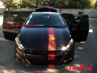 Calcomanía adhesiva de vinilo gráfica de rayas de carreras de 5" + 1/2" para Dodge Dart Neon de 20 pies Foto 1 de 4