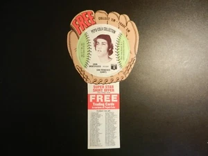1977 *JOHN MONTEFUSCO* PEPSI COLA BASEBALL STARS con OFFERTA E CHECKLIST #42 - Foto 1 di 2