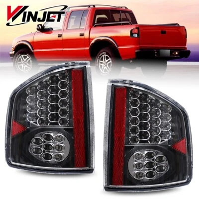 For 1994-2004 Chevry S10 GMC Sonoma Isuzu Hombre LED Tail Lights Clear Lens Pair - Изображение 1 из 4