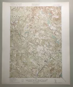 1919 USGS Topokarte Gilmanton Quadrangle New Hampshire NH Pittsfield Belmont - Bild 1 von 8