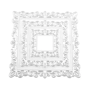 Frame Metal Cutting Die Stencil Lace Die Cuts Embossing Script Dies Stencils - Picture 1 of 8