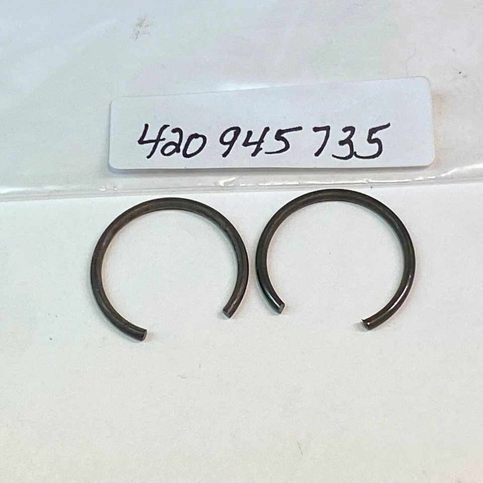 CANTIDAD 2 NUEVOS OEM BRP SEA-DOO Pistón Circlip 420945735 Luz Óxido Foto 1 de 1