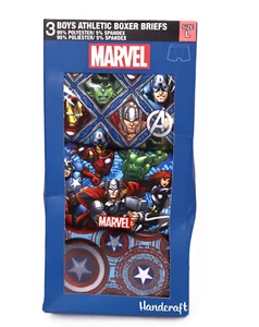 Handcraft Marvel 3-Pack Spandex Blend Hulk Captain America Flash Ironman Size L - Picture 1 of 4