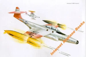 ARTE DE AVIACIÓN NORTHROP F-89D ESCORPIÓN USAF NORAD ALASKA COMANDO DE DEFENSA AÉREA ADC - Imagen 1 de 1