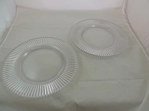Glass Charger Wide Rim Set of 2 12 1/4 - Picture 1 of 6