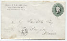 1873 East Templeton MA ribbon handstamp postmark 3ct green PSE [H.1607]
