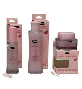 b.pure Glow Up Set 3, Moisturizer, Serum, Toner 4 fl. oz. ~ NIB F/S | Free Ship! - Picture 1 of 16