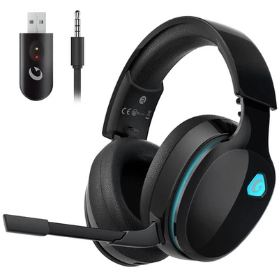 2.4GHz Wireless Gaming Headphones for PS5, PS4 Fortnite & Call of Duty/FPS Ga... - Image 1 of 4