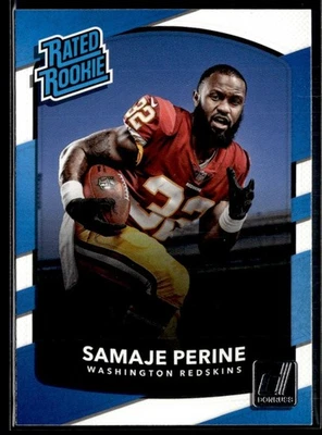 2017 Donruss Samaje Perine RC Washington Redskins #306 - Image 1 of 2