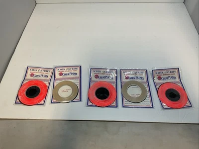 LOT OF 5 GREAT PLANES KWIK STRIPE FOR R/C MODEL AIRPLANE COVERING 1/16" WIDE - Image 1 of 4