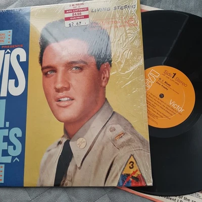 Elvis Presley G I BLUES LSP-2256 (USA 1969) "NM" RARE RIGID ORANGE LABEL - Image 1 of 4