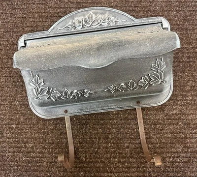 Solar Group Cast Aluminum Metal Decorative Mailbox Flowers Wall Mount 17.25x12” - Image 1 of 4