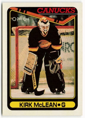 1990-91 Kirk McLean O-Pee-Chee - Vancouver Canucks - Image 1 of 2