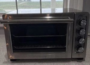 KitchenAid Toaster Backofen KCO253CU Contour Silver 12" Kompaktbackofen getestet funktioniert - Bild 1 von 9