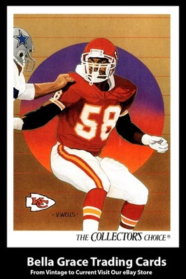 1991 Upper Deck Derrick Thomas #80 Kansas City Chiefs Collectors Choice NFL  Foto 1 de 2