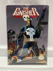 The Punisher Nintendo NES Box And Cartridge Only Authentic Tested & Working 1990