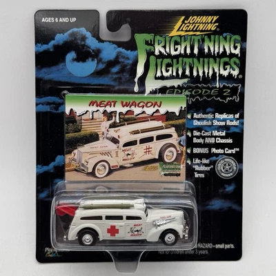 MEAT WAGON AMBULANCE 1/64 JOHNNY LIGHTNING FRIGHTNING LIGHTNINGS  - Image 1 of 4