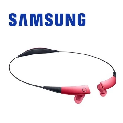 Samsung Gear Circle Wireless Headphones, Around the Neck Design, Red - Image 1 of 4