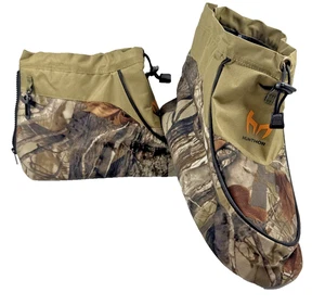 Hunthor Boot Insulators XL 12–13 Black Camo Hunting Overboots Waterproof Warm - Picture 1 of 9