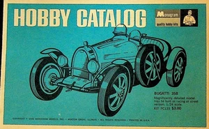 Monogram Hobby Catalog Brochure 1966 Bugatti Airplanes Dragsters - Picture 1 of 3