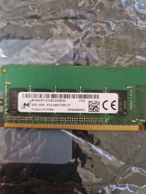 Micron 8GB 1RX8 DDR4-2400MHz PC-19200 ECC 288-Pin Memory MTA9ASF1G72AZ-2G3B1ZG - Image 1 of 2