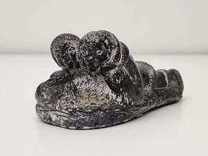 A Wolf Original - Hand Made in Canada Inuit Children and Rabbit - Picture 1 of 11