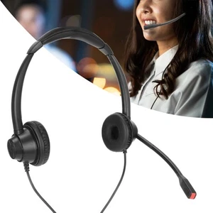 H390D‑PC Binaural Customer Service Headphones Ultra Light Noise Reduction Bu Hot - Zdjęcie 1 z 22