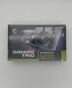 MSI - NVIDIA GeForce RTX 5070 12G GAMING TRIO OC 12GB GDDR7 FACTORY SEALED NEW - Picture 1 of 2
