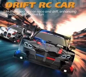 1:24 Scale RC Remote Control Drift BMW M3 Mini Toy Car Racing Lights 2.4G RTR - Picture 1 of 4