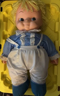 Muñeca de colección Uneeda Bumpkins Family TOM Kid Udco años 80 grande grande 25" hilo pelo Foto 1 de 2