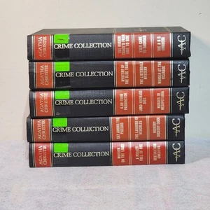 Agatha Christie Crime Collection 5 Books Bulk Lot Hardcover 3 in 1 Stories Each - Imagen 1 de 9