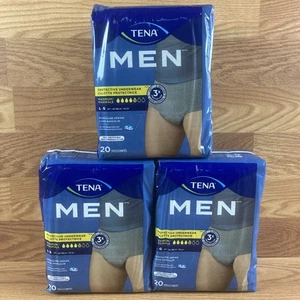 Ropa interior protectora para incontinencia TENA para hombre talla grande absorción máxima 60 ct - Imagen 1 de 4