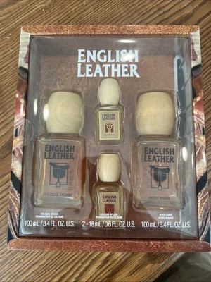 ENGLISH LEATHER by DANA 2-3.4oz COLOGNE SPLASH &  2-Travel Size SPLASH 0.6 OZ - Image 1 of 4