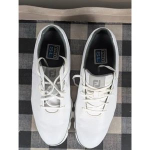 FootJoy Pro SL SoftSpike Golf Shoes White/Gray Men's Size 11 - Picture 1 of 13