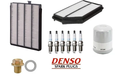 Kit de puesta a punto filtros de aceite de aire de cabina bujías NGK para Honda Pilot 3,5 L 2004-2005 Foto 1 de 4