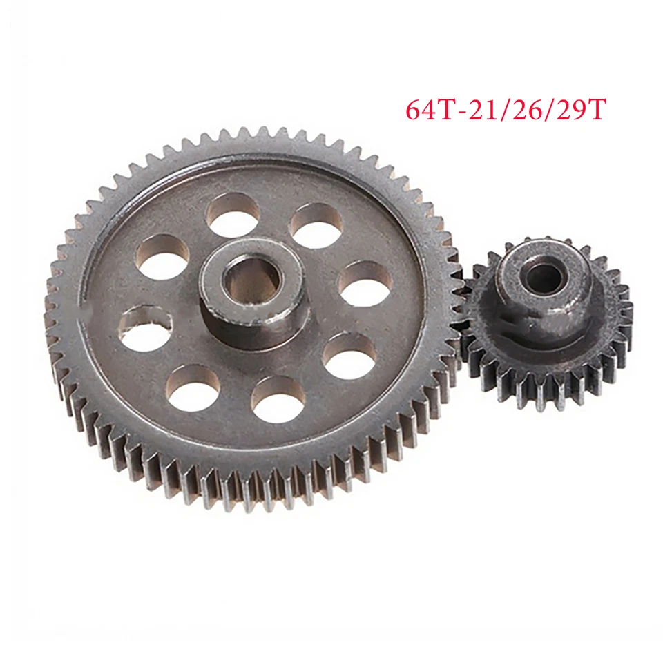 2PCS Metal Gears 64T for HSP 94107 94170 94123 94103 94111 1/10 RC Truck Car - Image 1 of 4