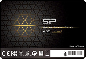 Silicon Power 2TB SSD 3D NAND A58 SLC Cache Performance Boost SATA III 2.5" 7Mm 